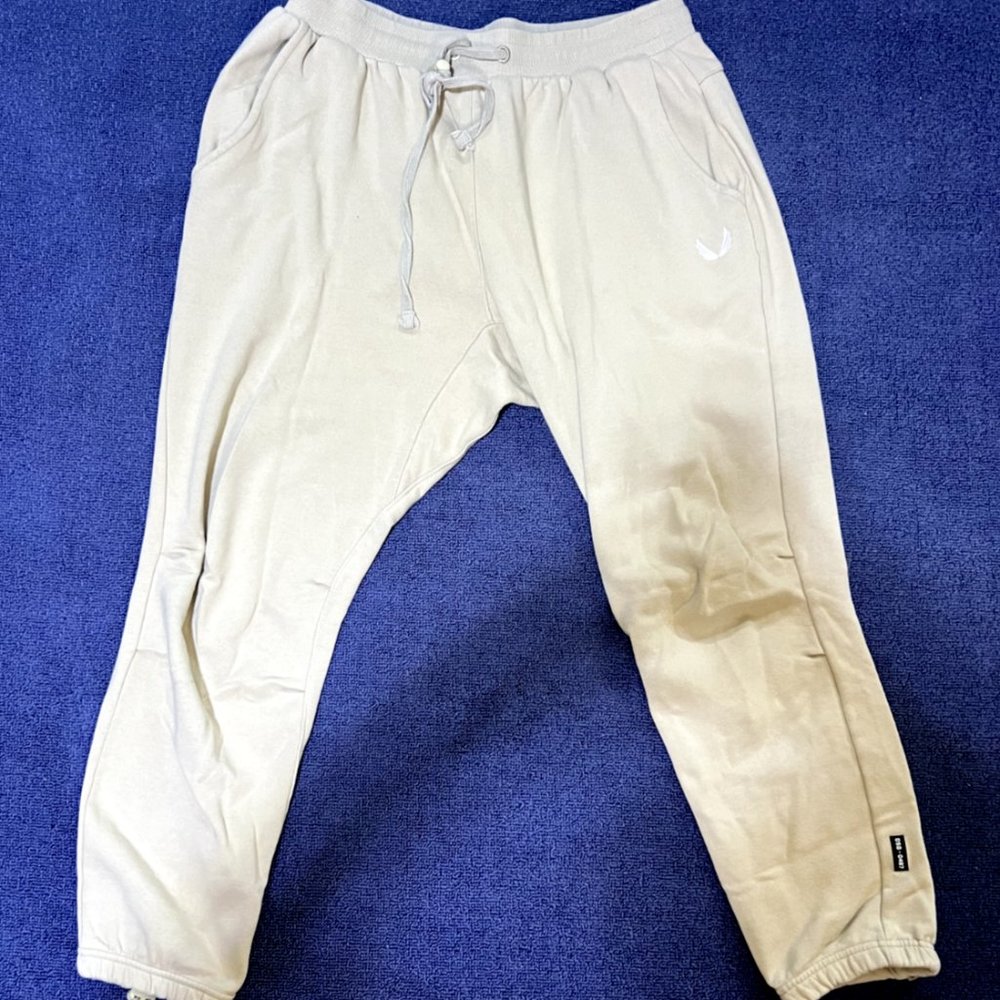 ASRV Sweat Pants Joggers Men's size Large Light Washed Green Cream